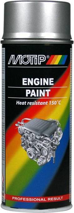 Motip Motorfärg aluminium 400ml 150 grader