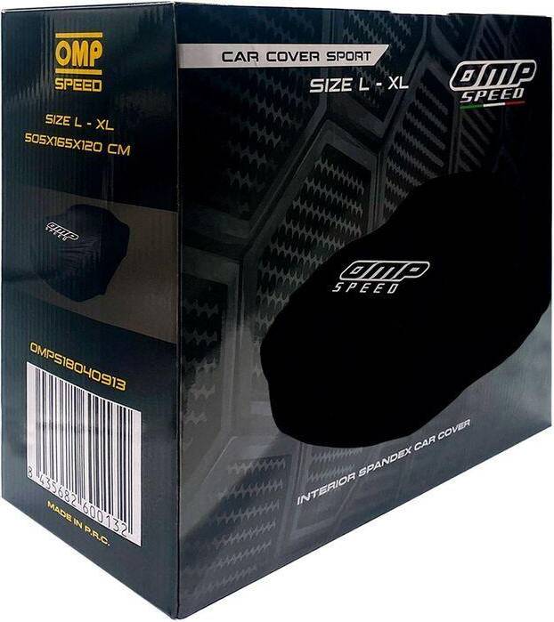 OMP Car Cover Black Inside
