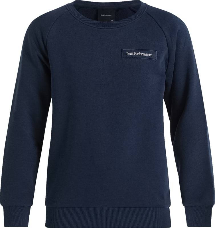 Peak Performance Logo Sweatshirt Sweatshirts Blue Shadow 160