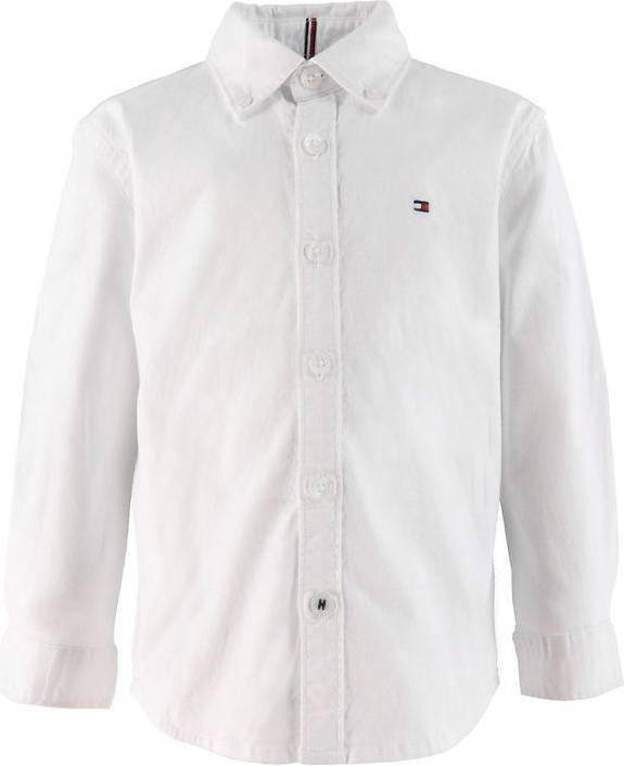 Tommy Hilfiger Boy's Stretch Oxford Shirt - White (KB0KB06964YBR-YBR)