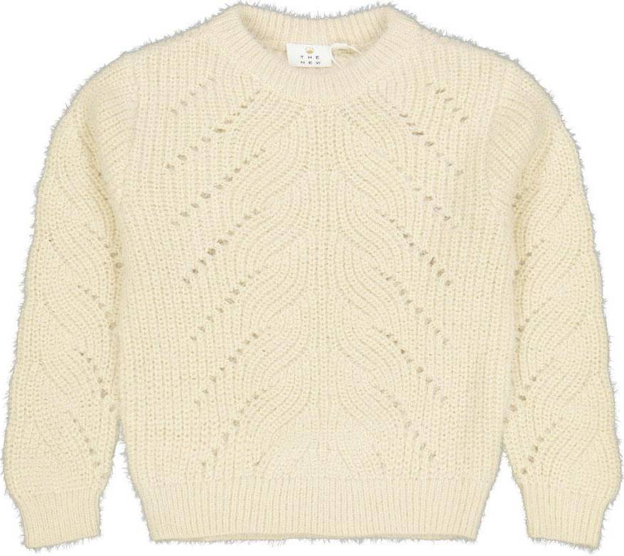 The New White Swan Diva Stickat Pullover-13/14 år