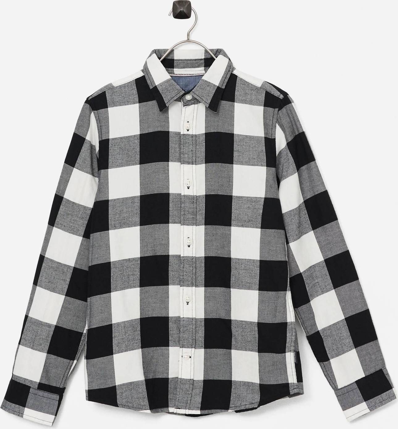 Jack & Jones Pojkar Flossad Gingham Skjorta Vit