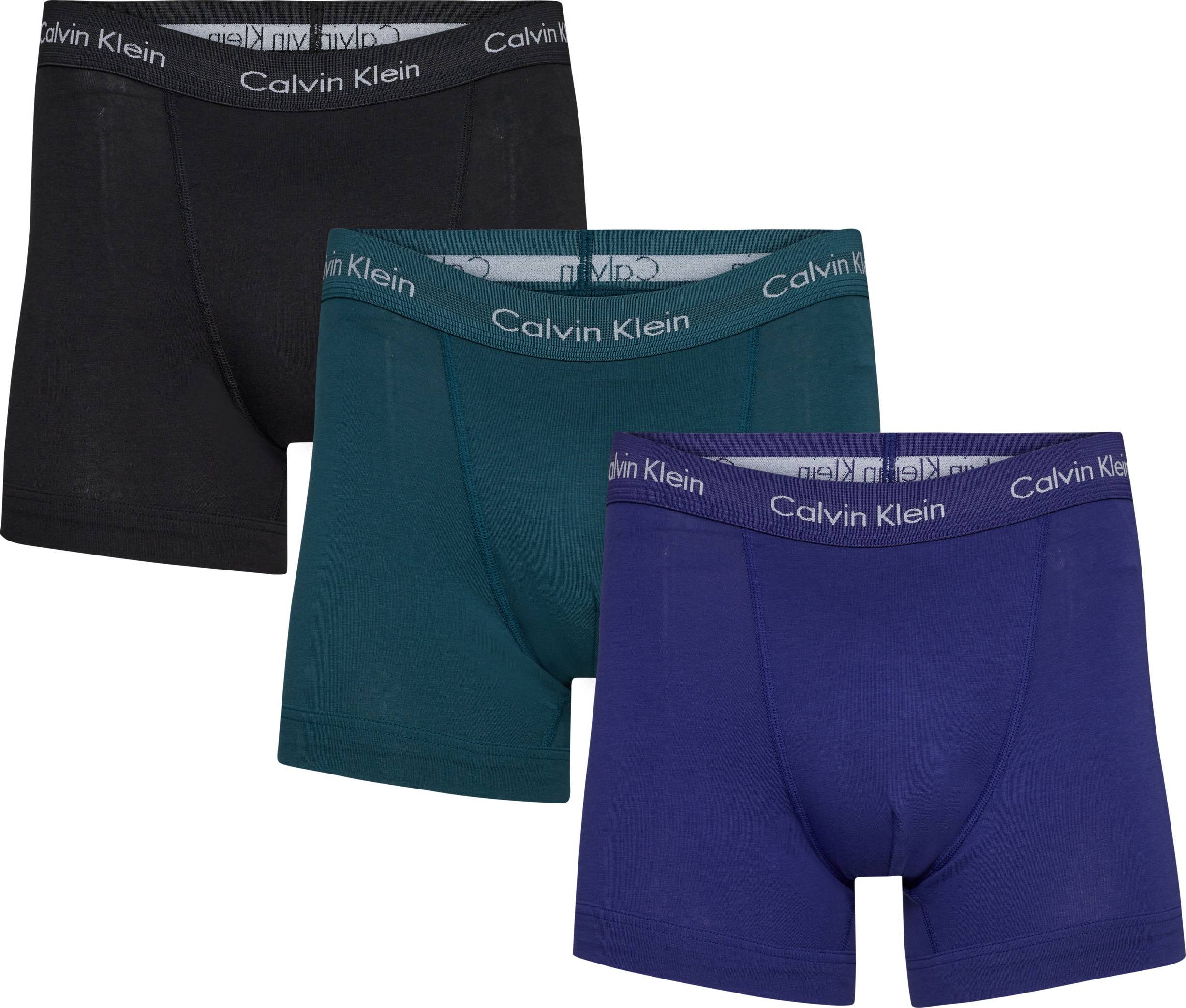 Calvin Klein Pack Cotton-Blend Boxer Trunks Multi
