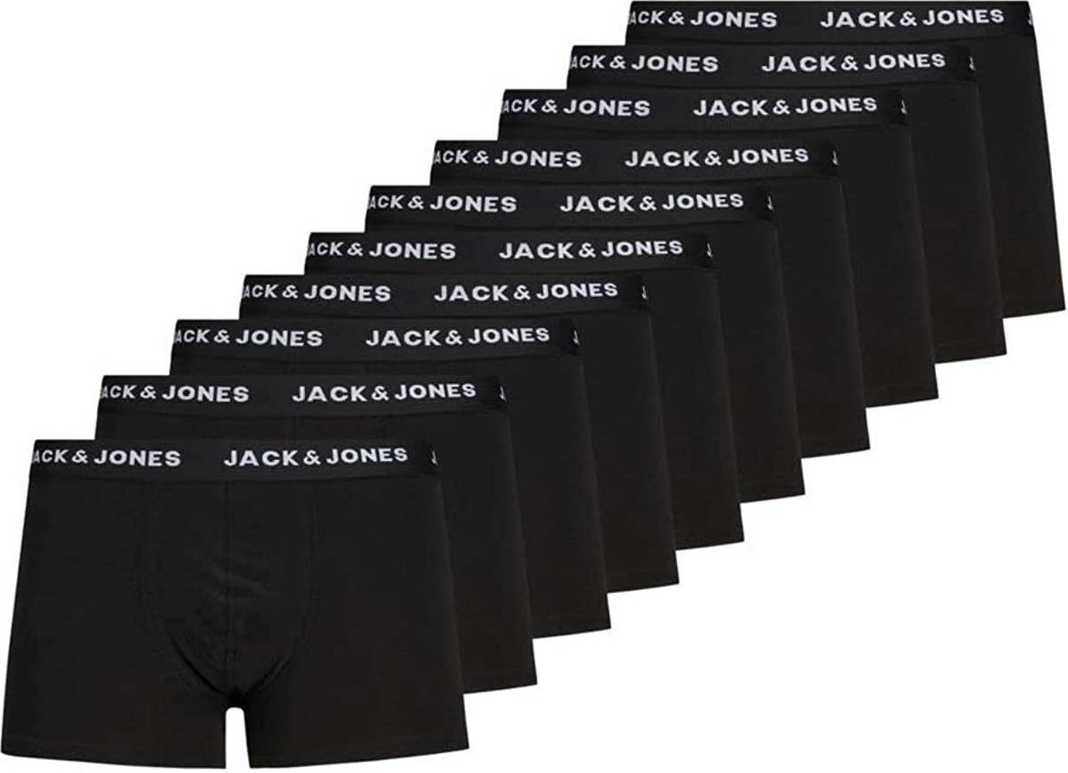 Jack & Jones Solid Boxer 10-pack - Black