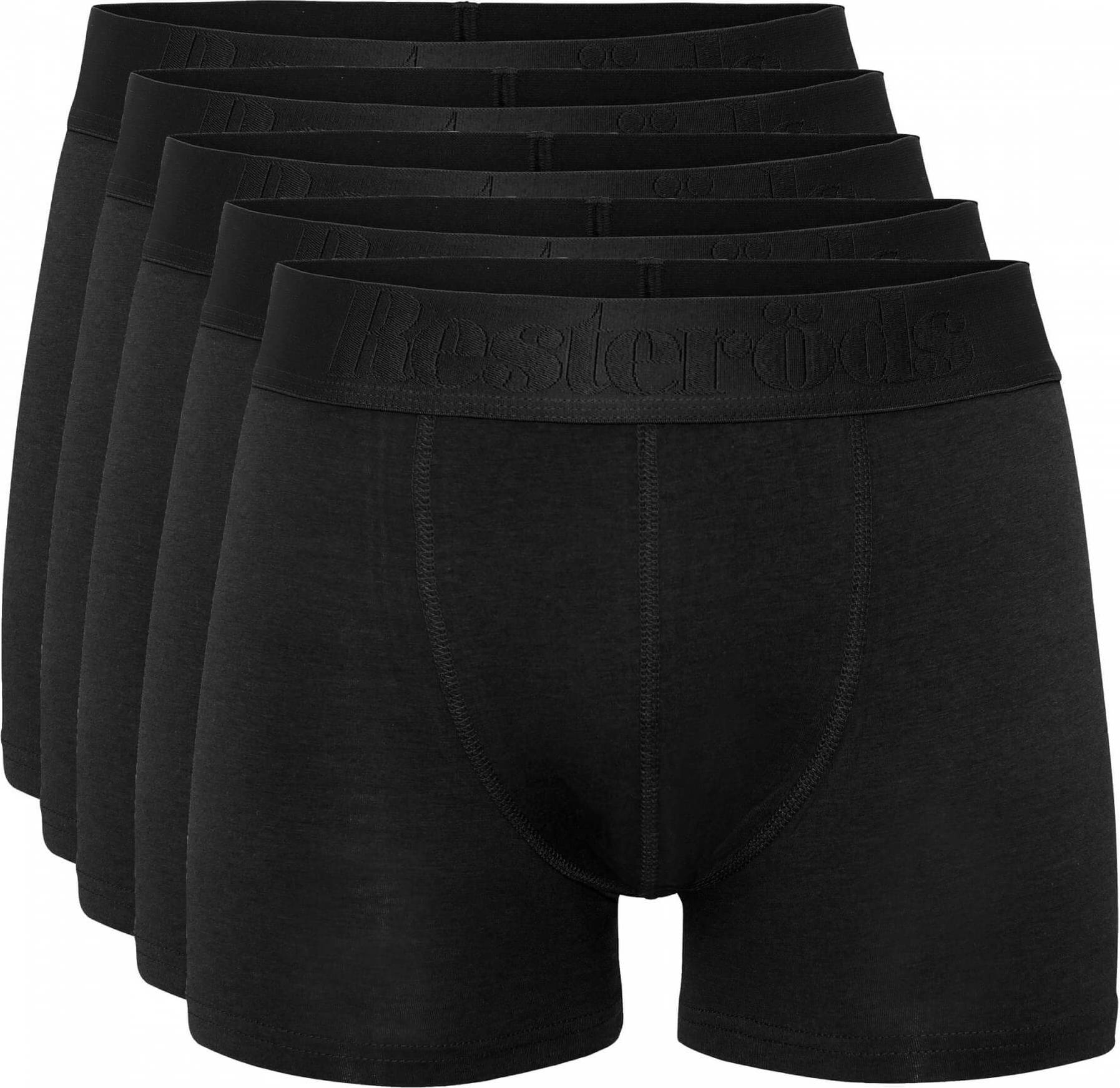 Resteröds Gunnar Bamboo Boxer 5-pack - Black