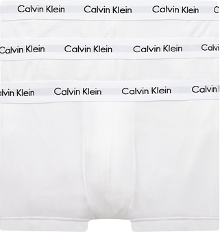 Calvin Klein Cotton Stretch Trunks 3-pack - White