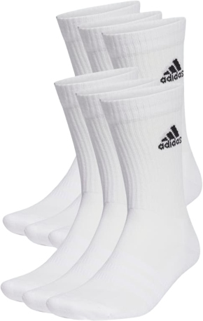 adidas Cushioned Sportwear Crew Socks 6-pack - White/Black
