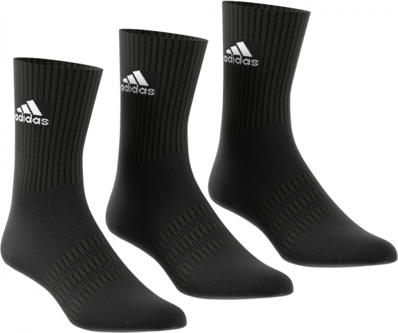 adidas Cushioned Crew Socks 3-pack - Black