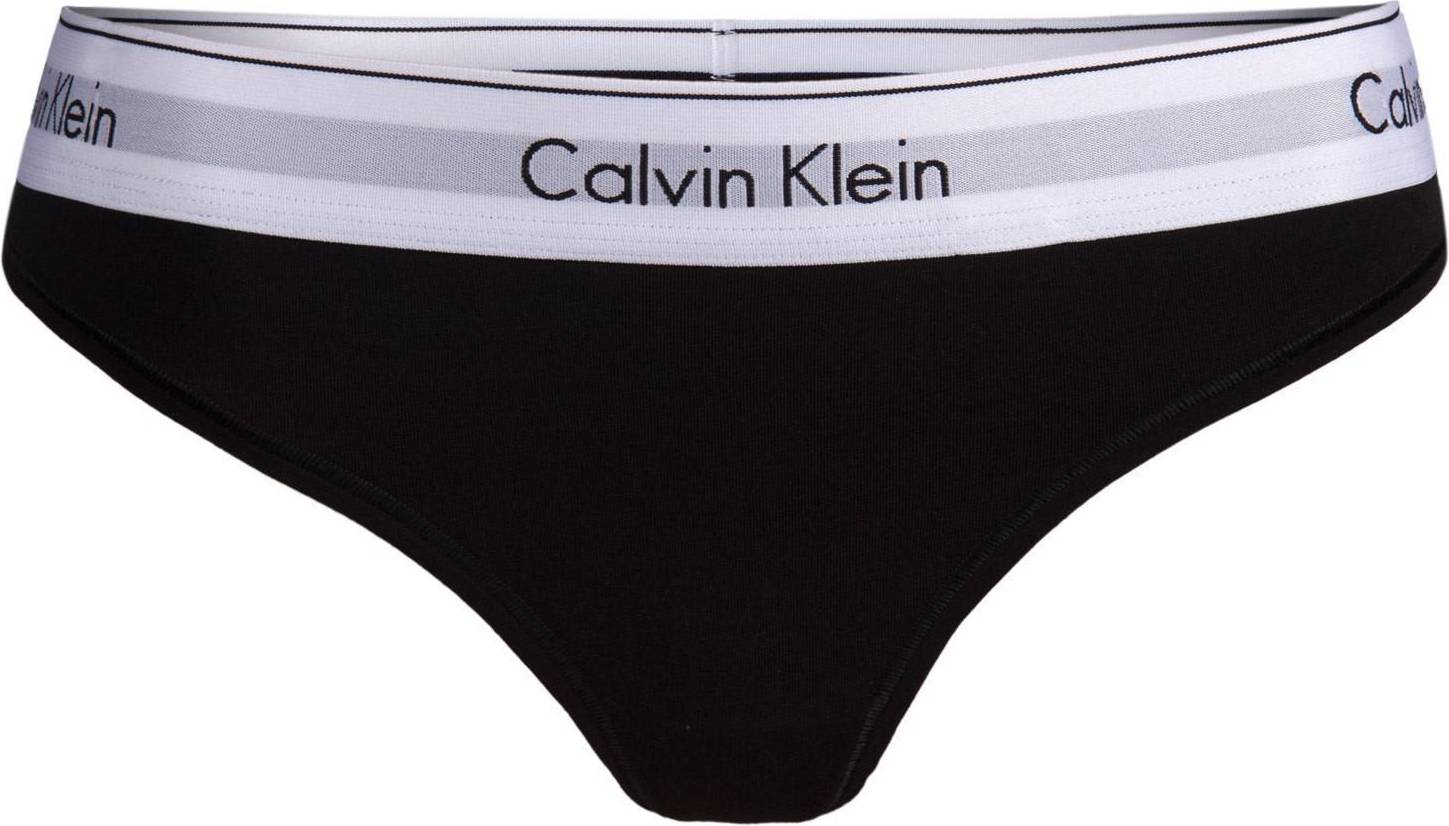 Calvin Klein Modern Cotton Thong - Black