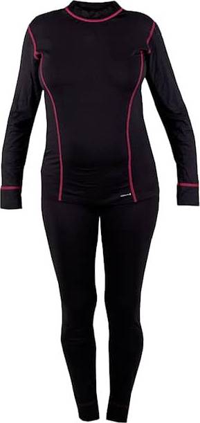 Woodline Bamboo Baselayer Set Women - Black