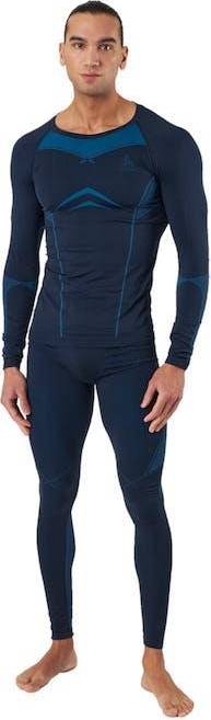 Odlo Winter Specials underställsset dark sapphire blue jewel Herr