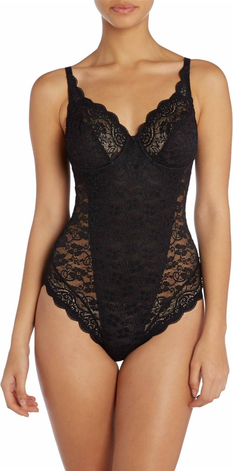 Triumph Amourette 300 Bodysuit - Black