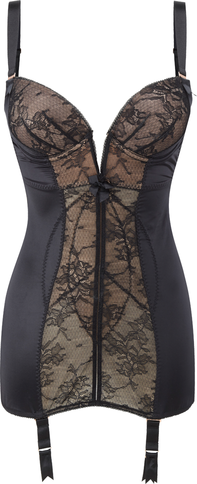 Gossard Retrolution Slip Corset - Black