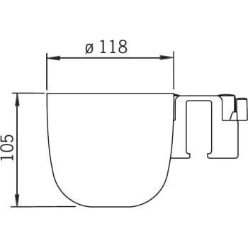 Oras Tvålkopp Natura