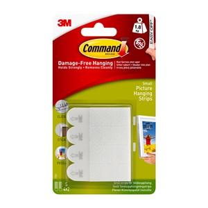 3M Command Small 4-pack Tavelkrok 4st
