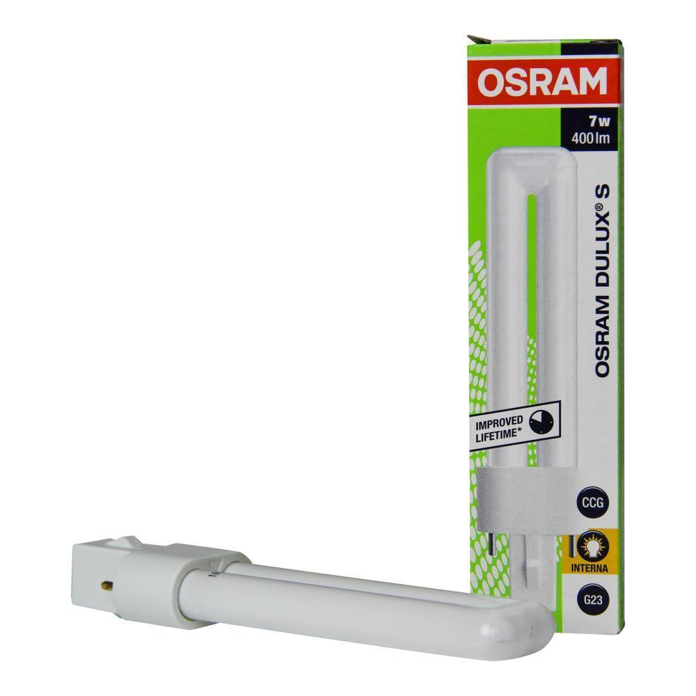 Osram Dulux S Fluorescent Lamps 7W G23