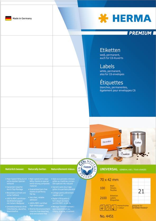 Herma Premium Labels A4