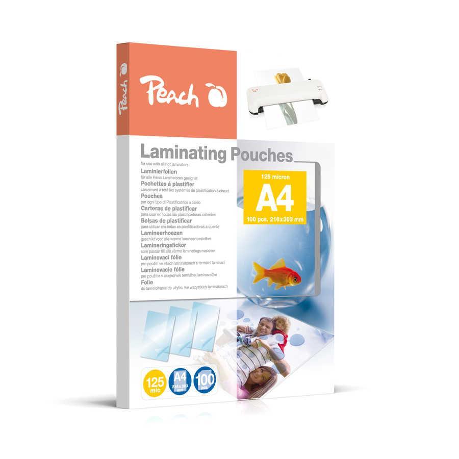 Peach Laminating Pouches ic A4