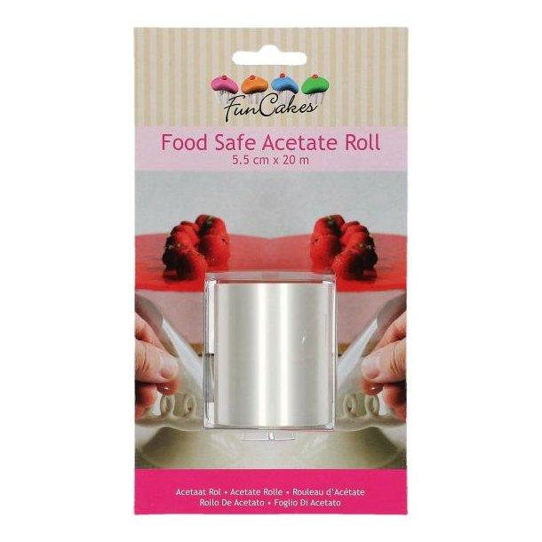 Funcakes Food Safe Acetate Roll 5.5cm Tårtdekoration