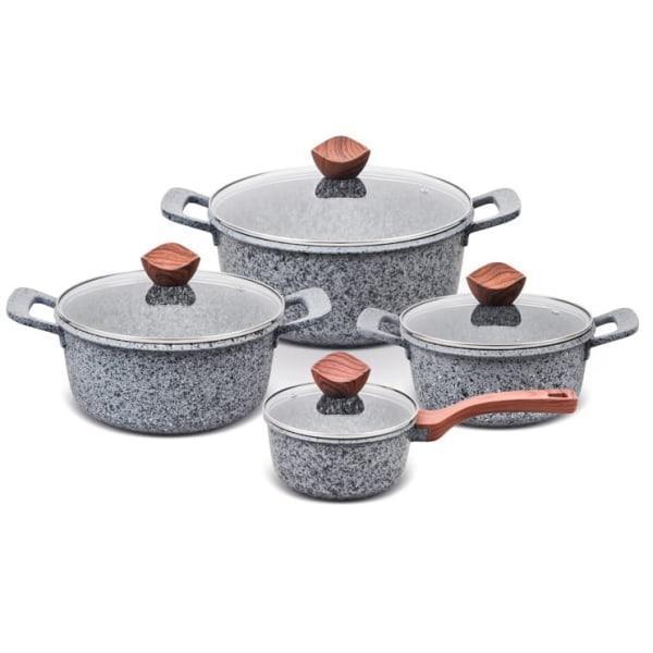 Promis Granite Set med lock 8 delar
