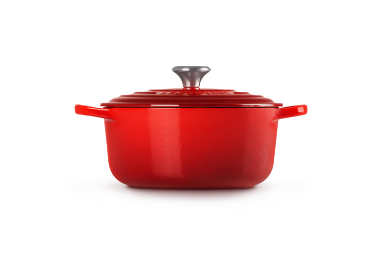 Le Creuset Cerise Signature med lock 3.3 L 22 cm