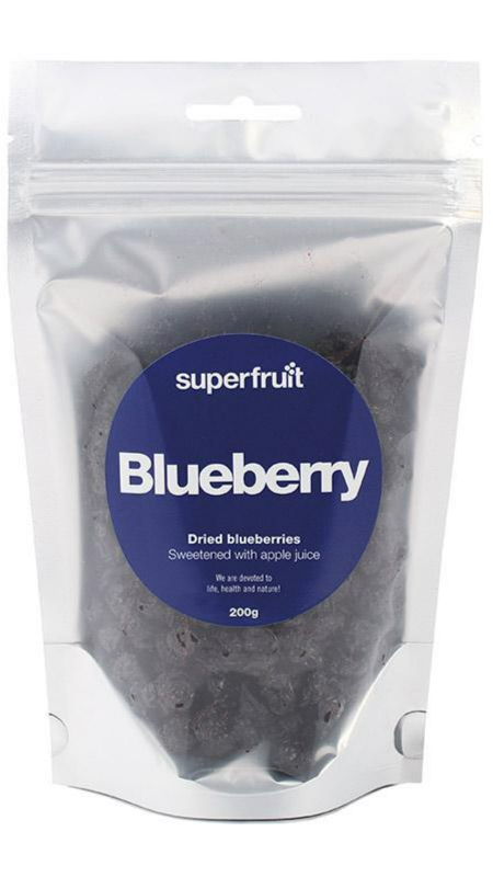 Superfruit blåbär torkade 200g