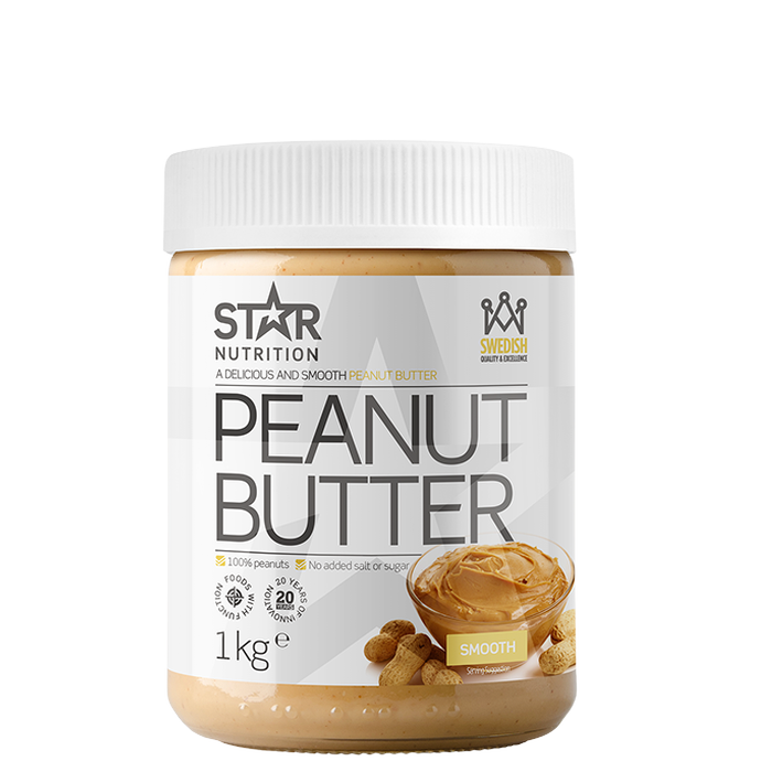 Star Nutrition Peanut Butter, 1 kg, Smooth