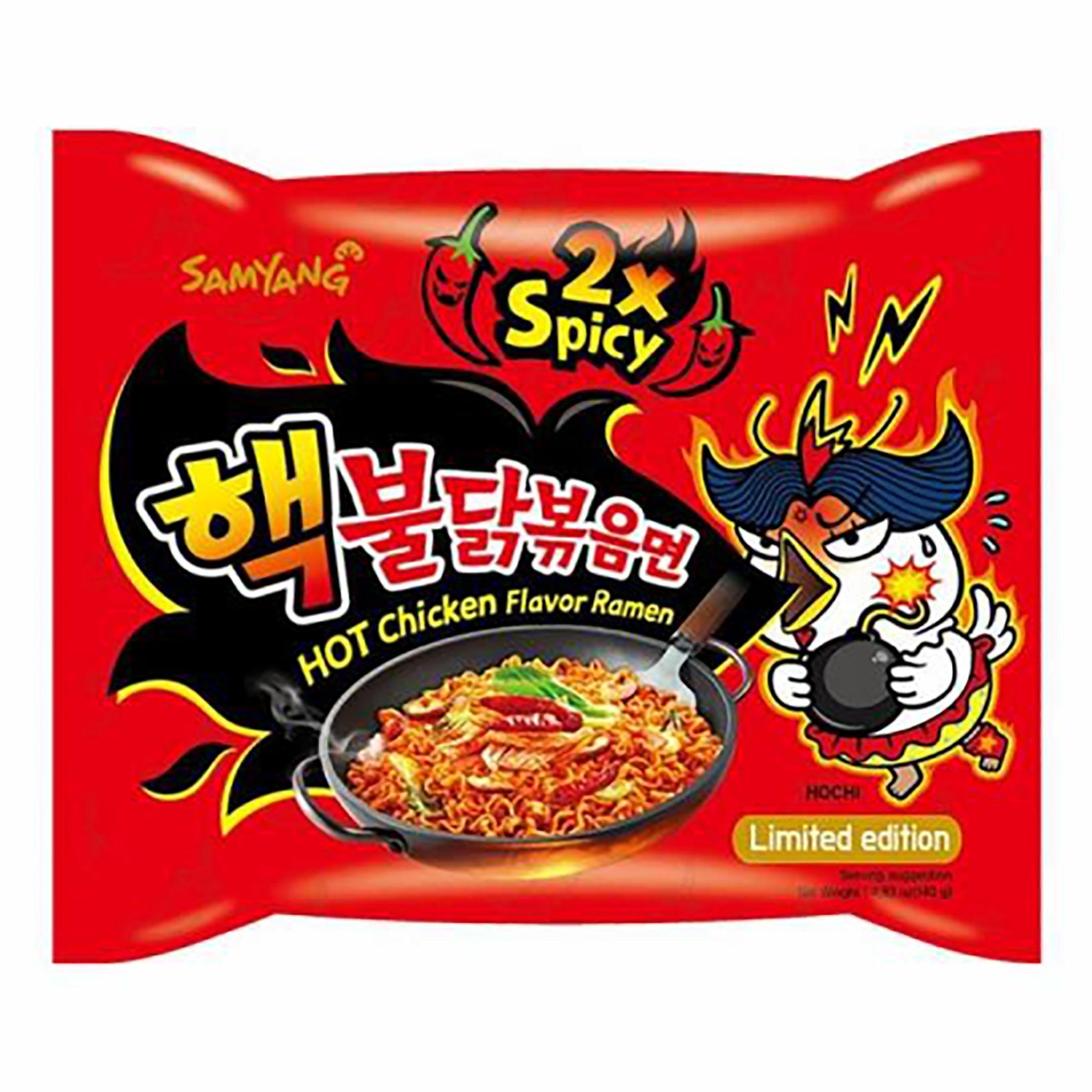 Samyang Hot Chicken Ramen Noodles 2x Spicy 5-pack