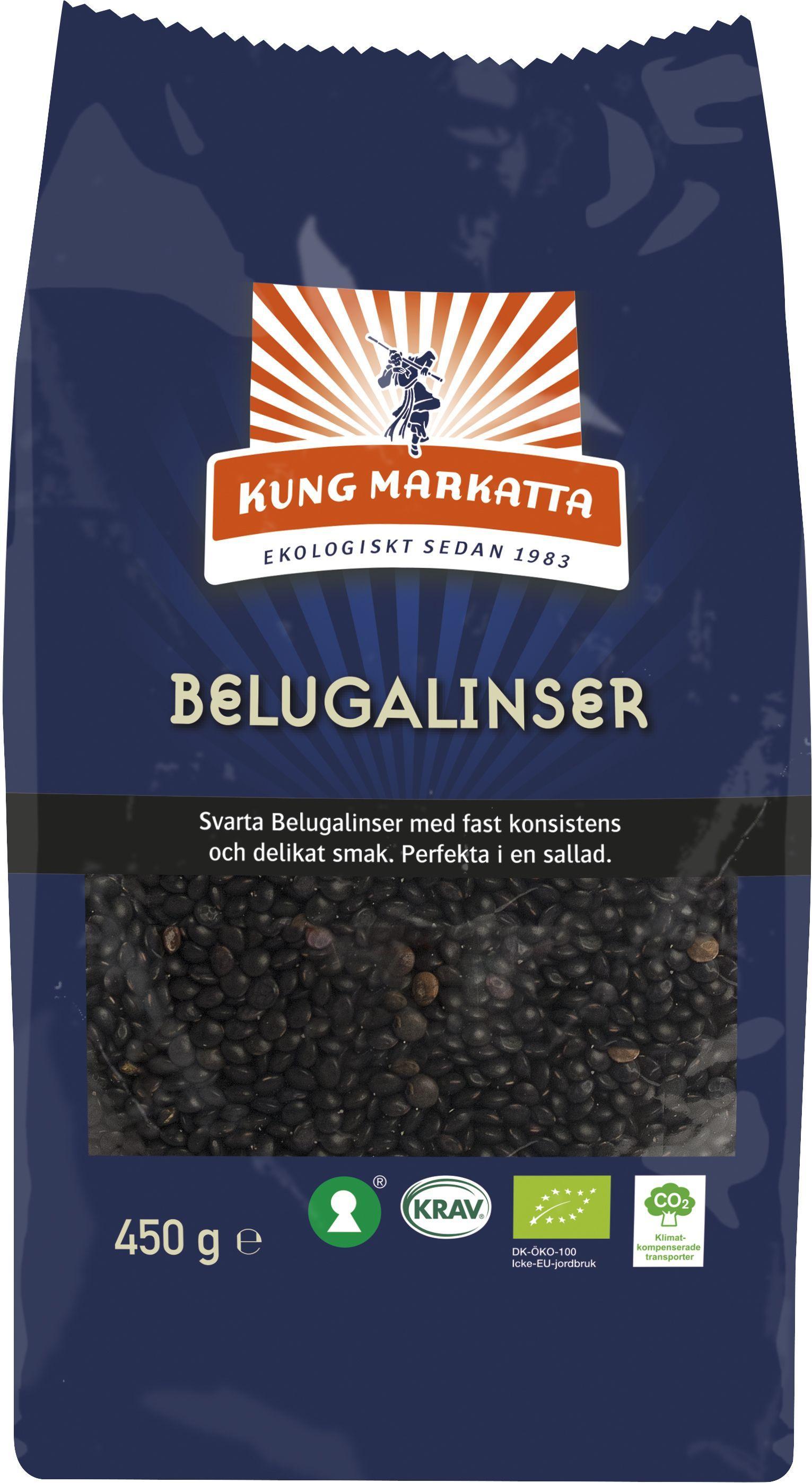 Kung Markatta Black Beluga Lentils 450g