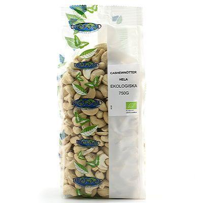 Biofood Cashewnötter 750g