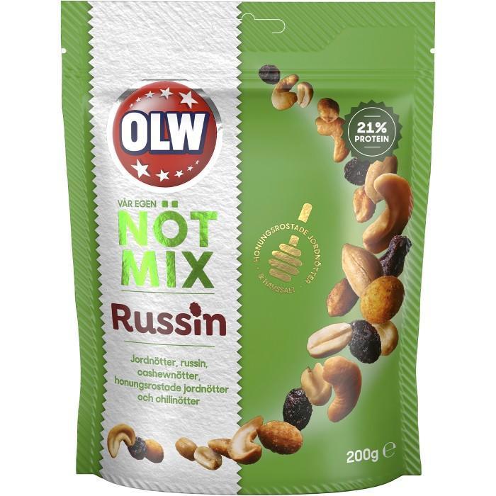 Olw Nötmix Russin 200g
