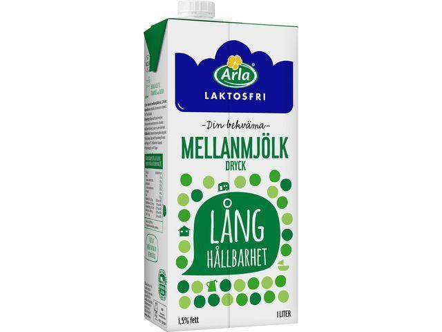 Arla Milk Medium Lactose-free Long Keep 100cl 10pack