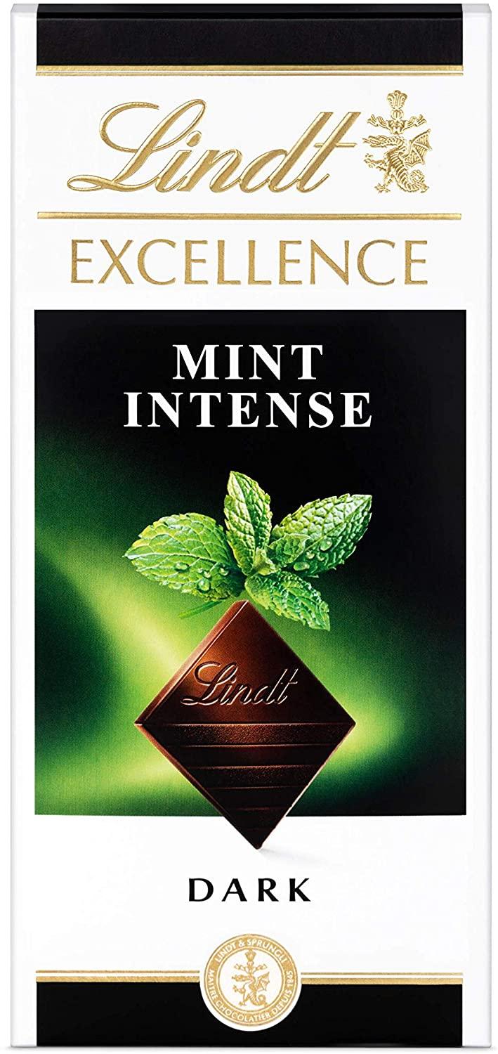 Lindt Excellence Mint Intense Dark Chocolate 100g