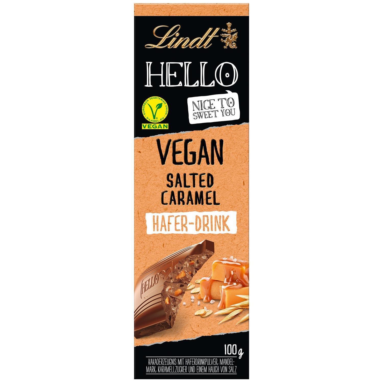 Lindt Hello Vegan Salted Caramel Tafel 100g 1pack