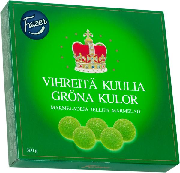 Fazer Gröna Kulor 500g