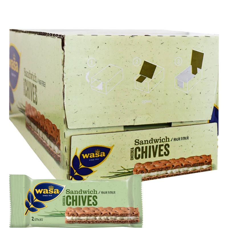Wasa Sandwich Cheese and Chives 37g 37g 24st