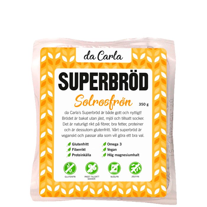 Da Carla Bröd Solros 350g