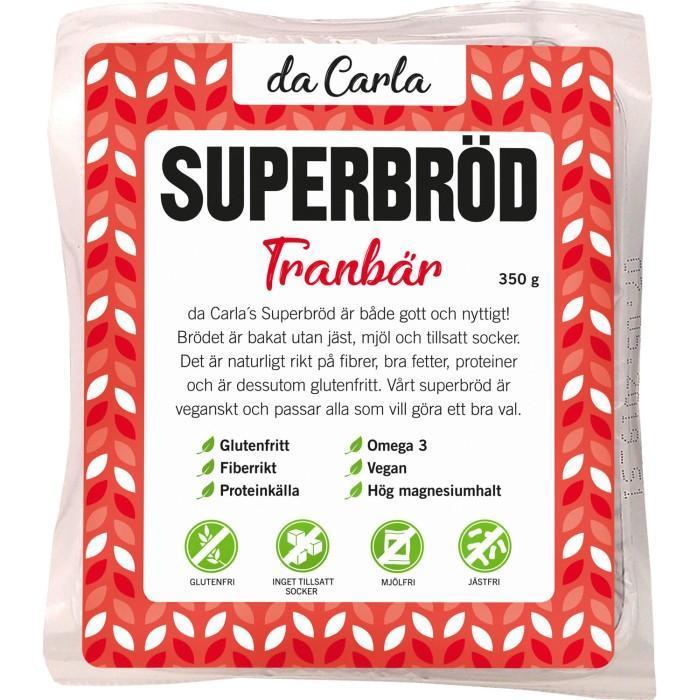 Da Carla Bröd Tranbär 350g
