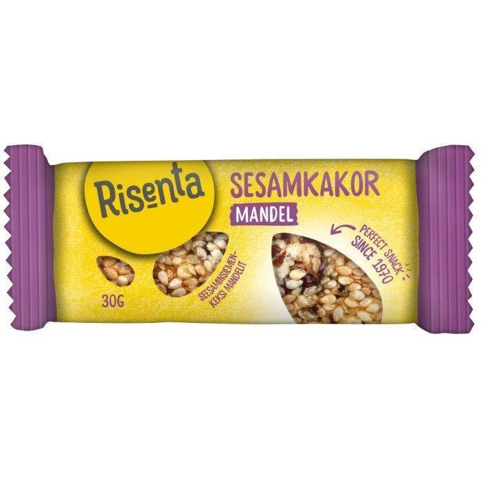 Risenta Sesamkakor Mandel 30g