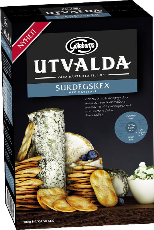 Göteborgs Utvalda Surdegskex with Sea Salt 100g 100g