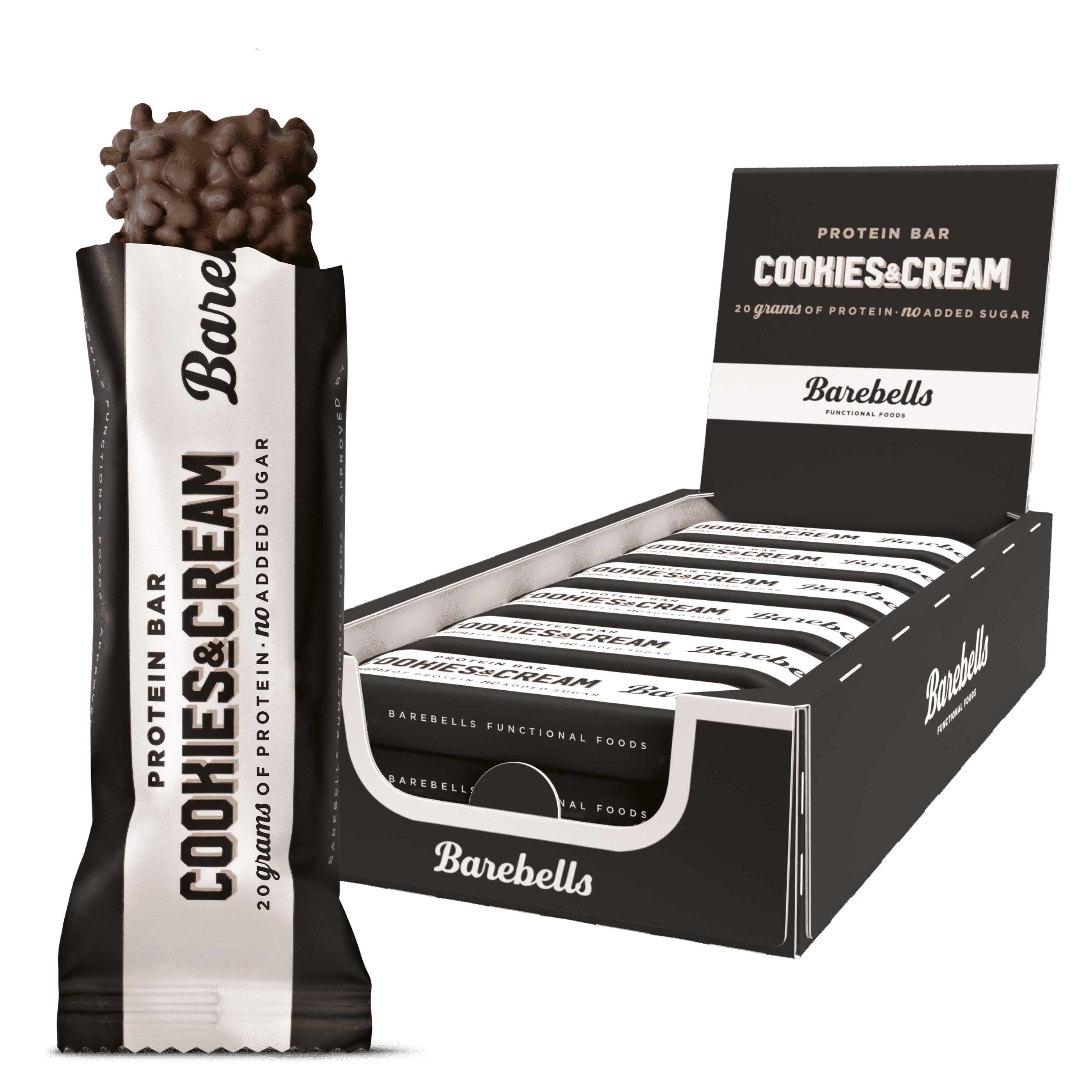 Barebells Protein Bar Cookies & Cream 55g 12 st