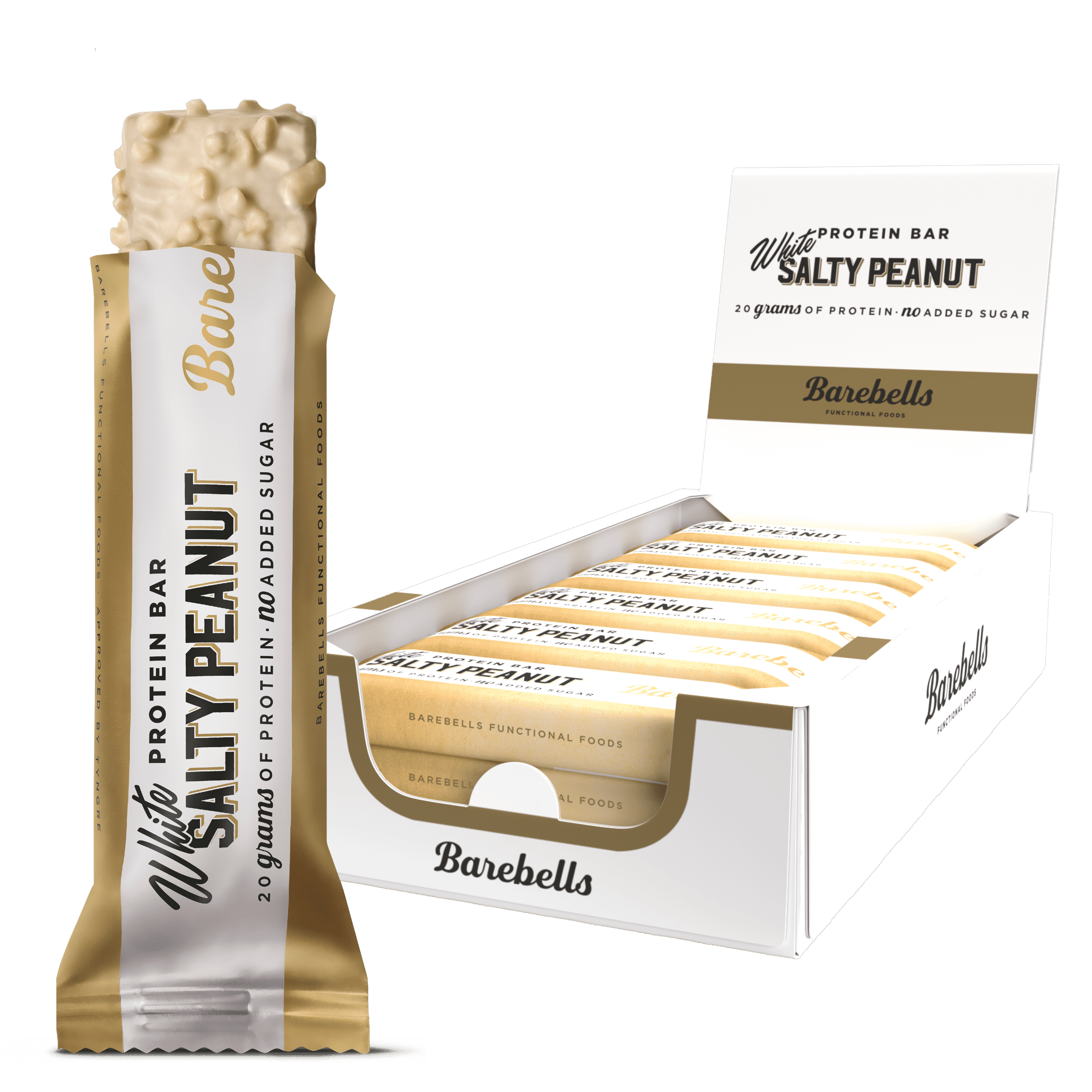 Barebells Protein Bar White Salty Peanut 55g 12 st