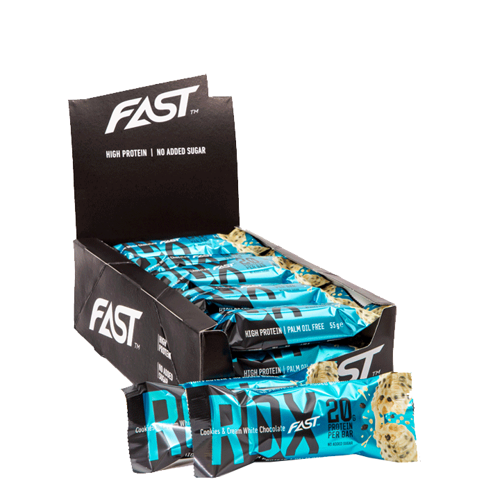 Fast Sports Nutrition 15 ROX protein bar, 55 g, Variationer Berry Chocolate