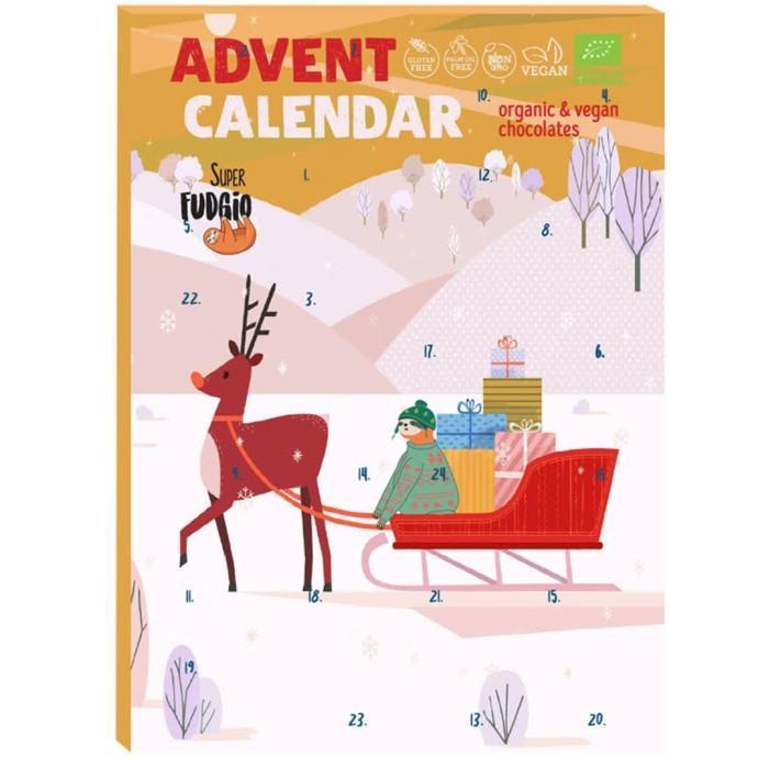 Super Fudgio vegansk chokladkalender 100