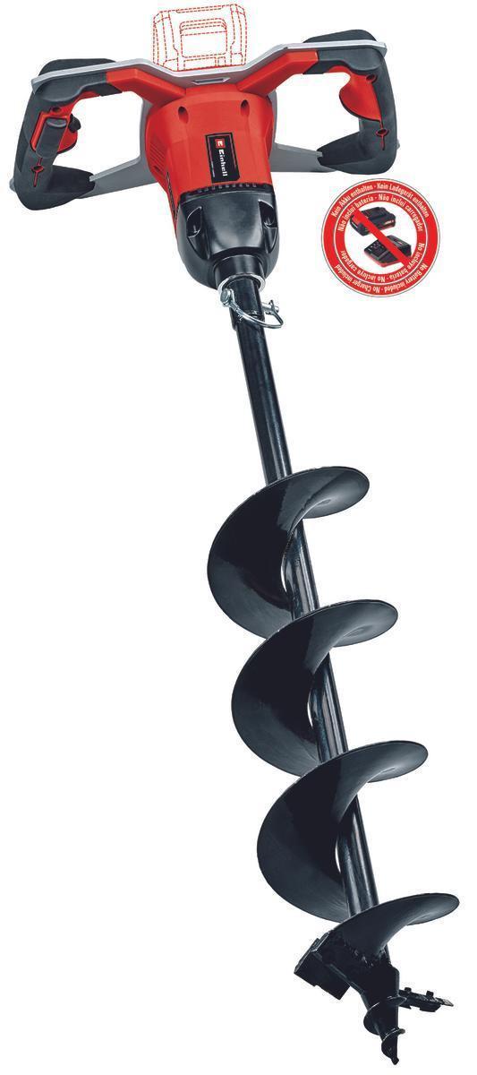 Einhell GP-EA 18/150 Li BL sladdlös stolpborr Ø15 x 80 cm 18V u/batteri och laddare Utan batteri och laddare