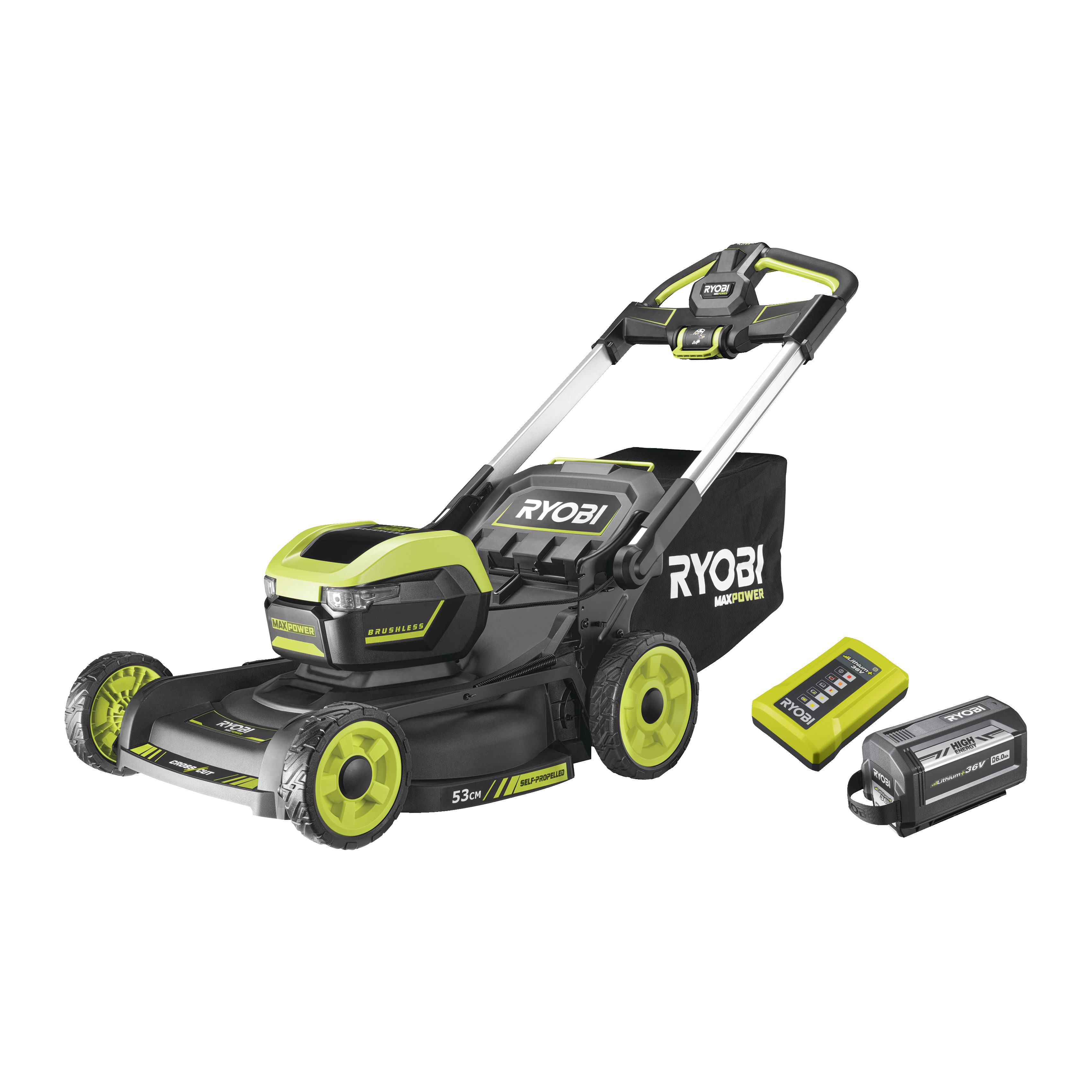 Ryobi Ry36Lmxsp53A-160 Max Power Batteridriven gräsklippare
