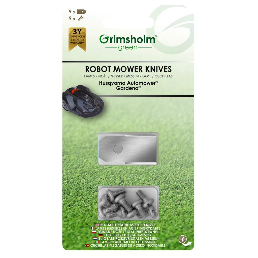 Grimsholm Robot Mower Blades 9pcs