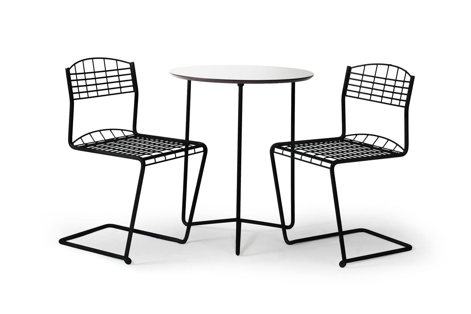 Grythyttan High-tech Caféset, 1 Bord inkl. 2 Stolar