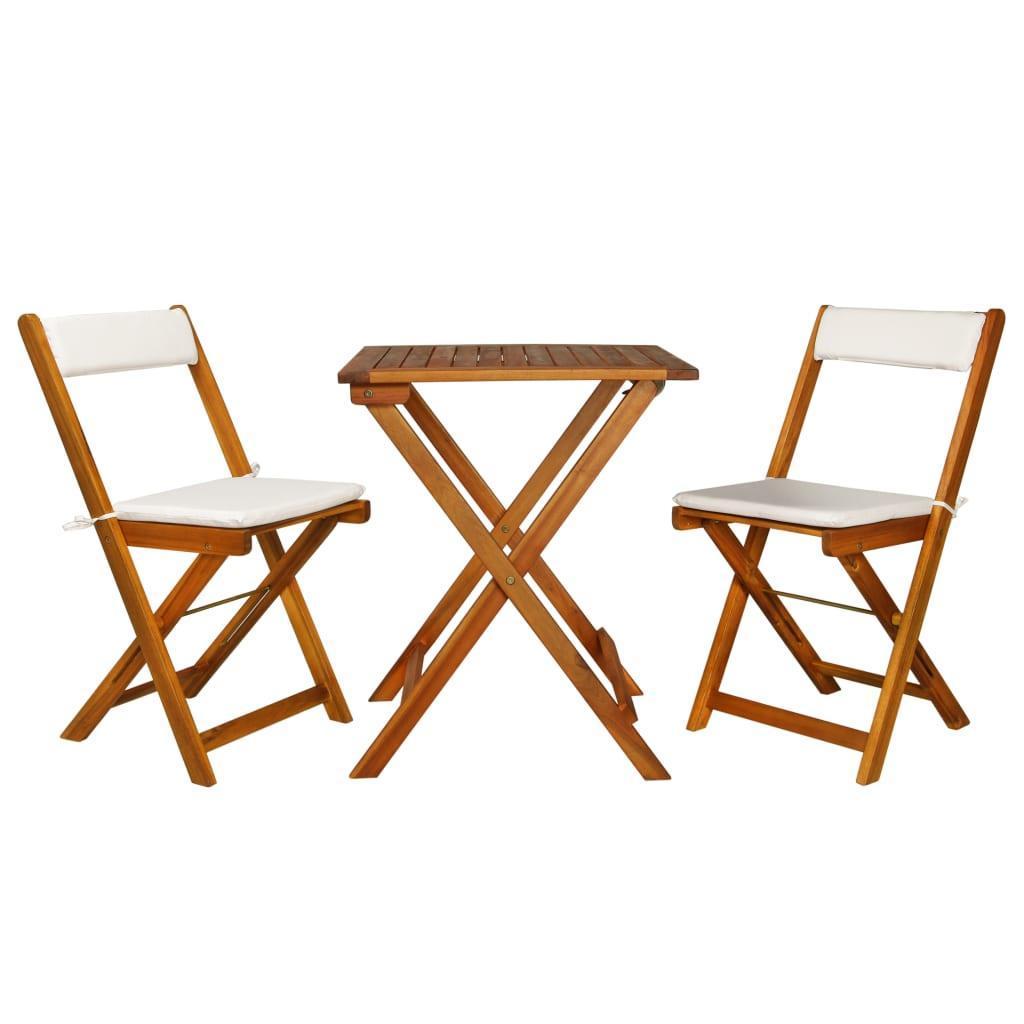 vidaXL 44014 Caféset, 1 Bord inkl. 2 Stolar