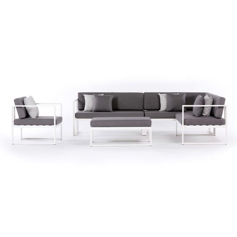 Sensum Skepparholmen Loungeset, 1 Bord inkl. 1 Stolar & 1 Soffor